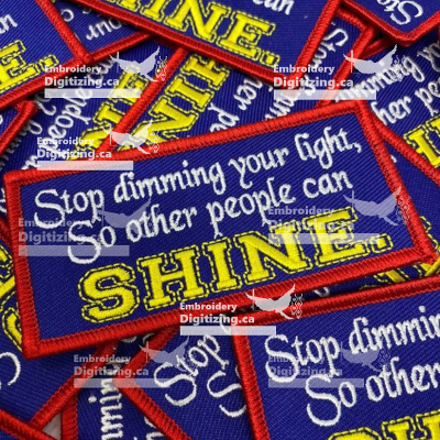 Motivational Embroidery Patches in Canada